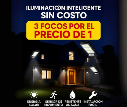 💡PACK DE 3 FOCOS SOLARES 💡