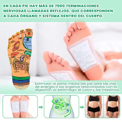 👣 Parches Kinokis para pies 👣