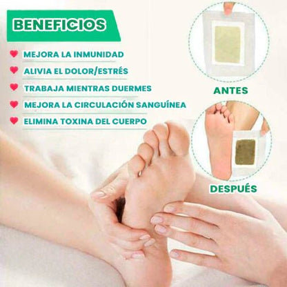 👣 Parches Kinokis para pies 👣