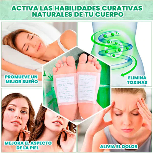 👣 Parches Kinokis para pies 👣