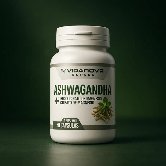 Ashwagandha + Magnesio 1000mg 60 CAPS