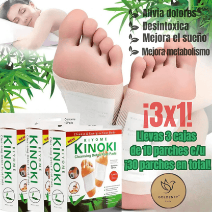 👣 Parches Kinokis para pies 👣